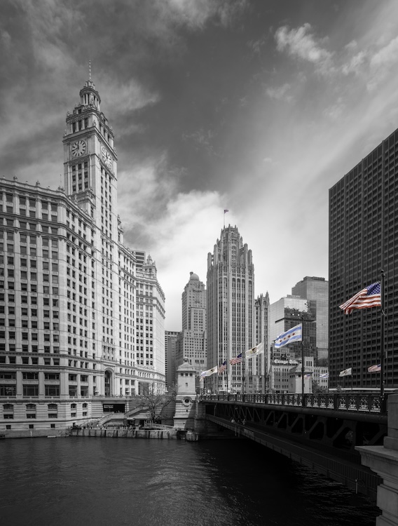 Chicago River Flags